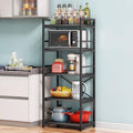 5-Tier Bakers Rack with Storage, Black Z804947
