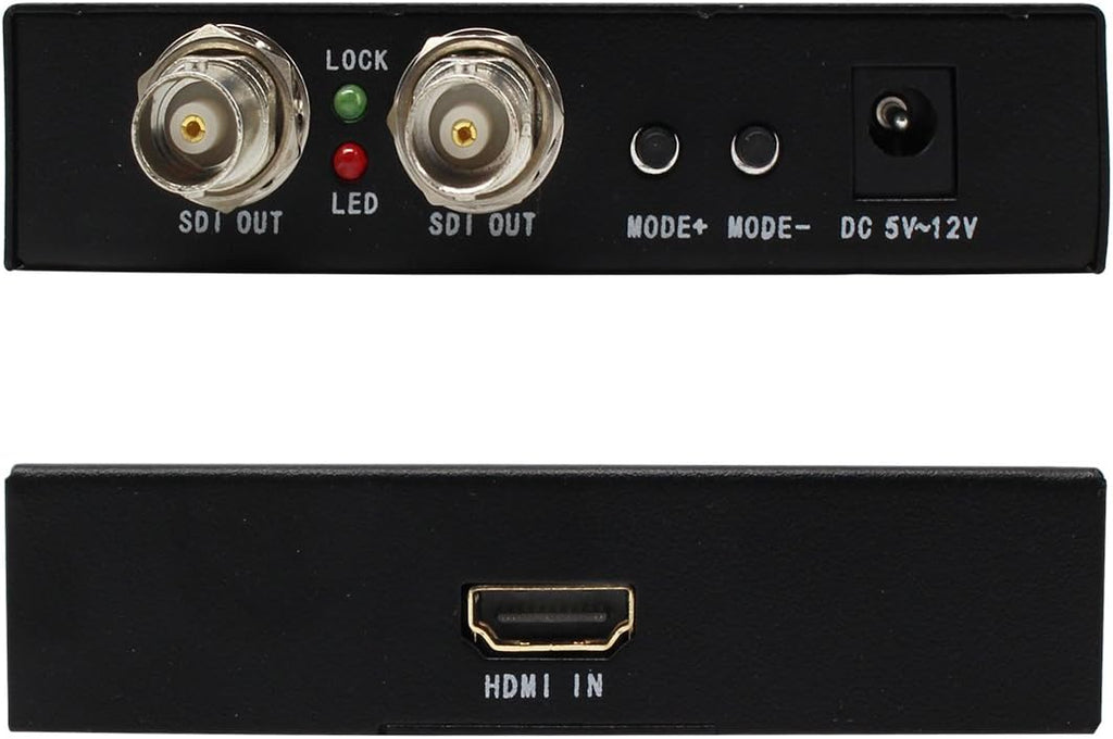 HDMI to SDI Audio Video Converter with Two SDI Outputs, 1080P, Black, Pack of 2 G790