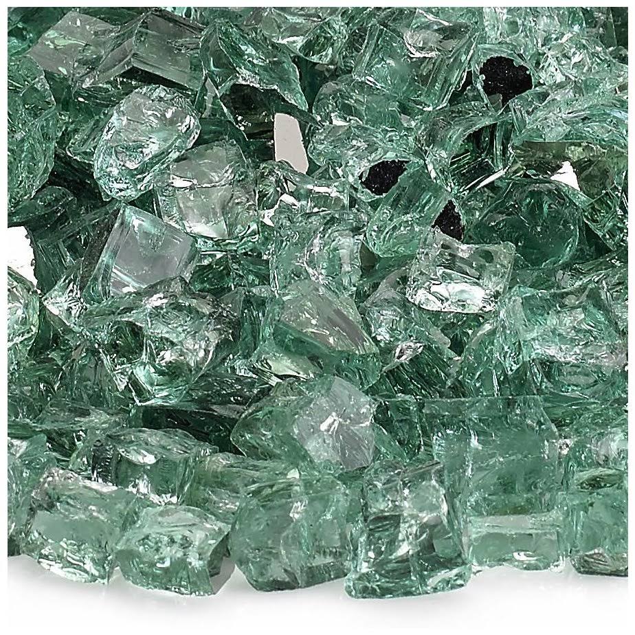 1/2x22 Evergreen Reflective Fire Glass 10 lb M471