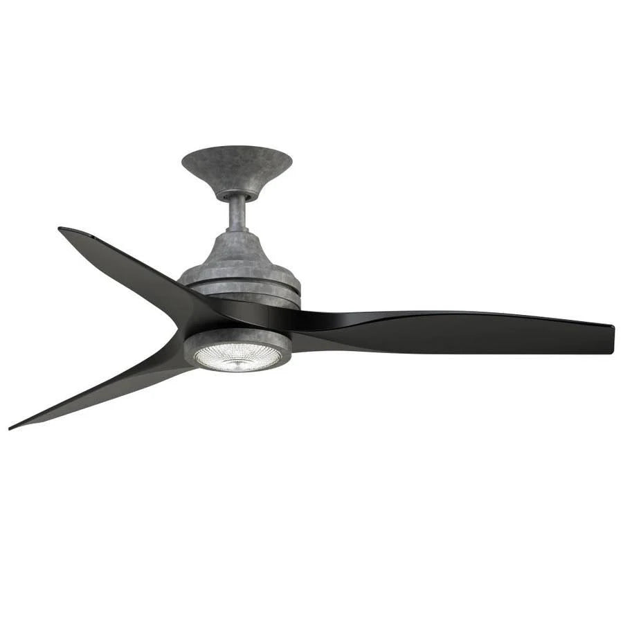 Steel Ceiling Fan with Black Blades W984181