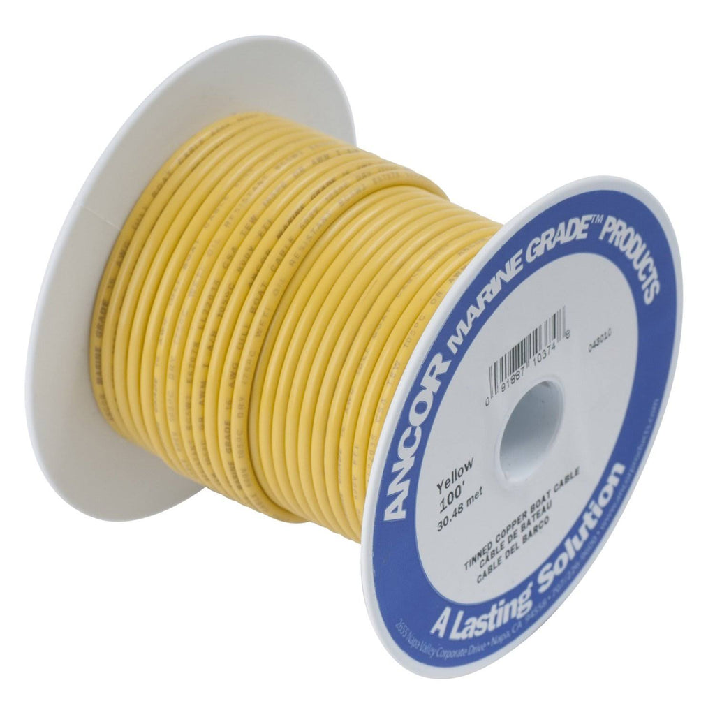 Yellow 2/0 AWG Battery Cable - 100 ft. E234370