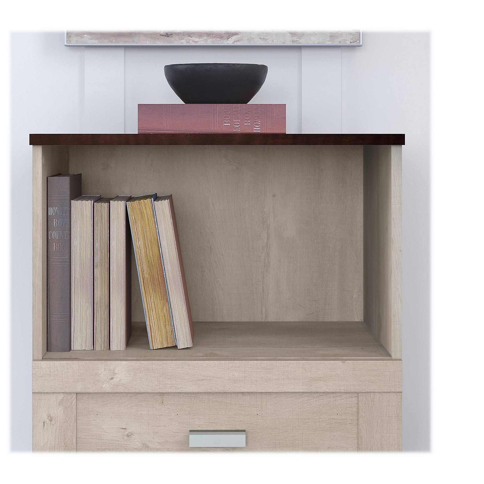 Corner Desk with Lateral File Cabinet G88442