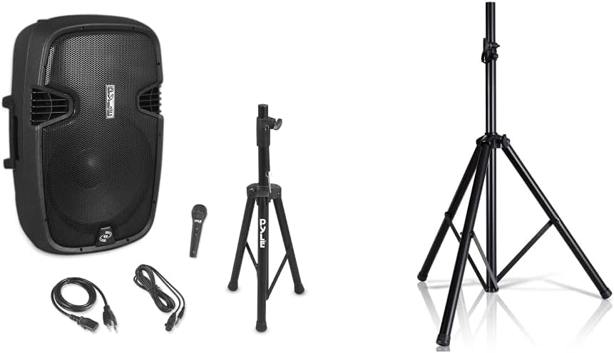 1500W Bluetooth Portable PA Speaker System with Microphone, Black Q830
