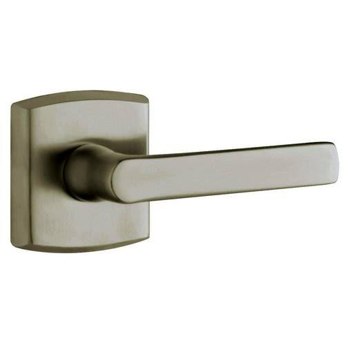 Satin Brass/Brown Lever Pair S48635