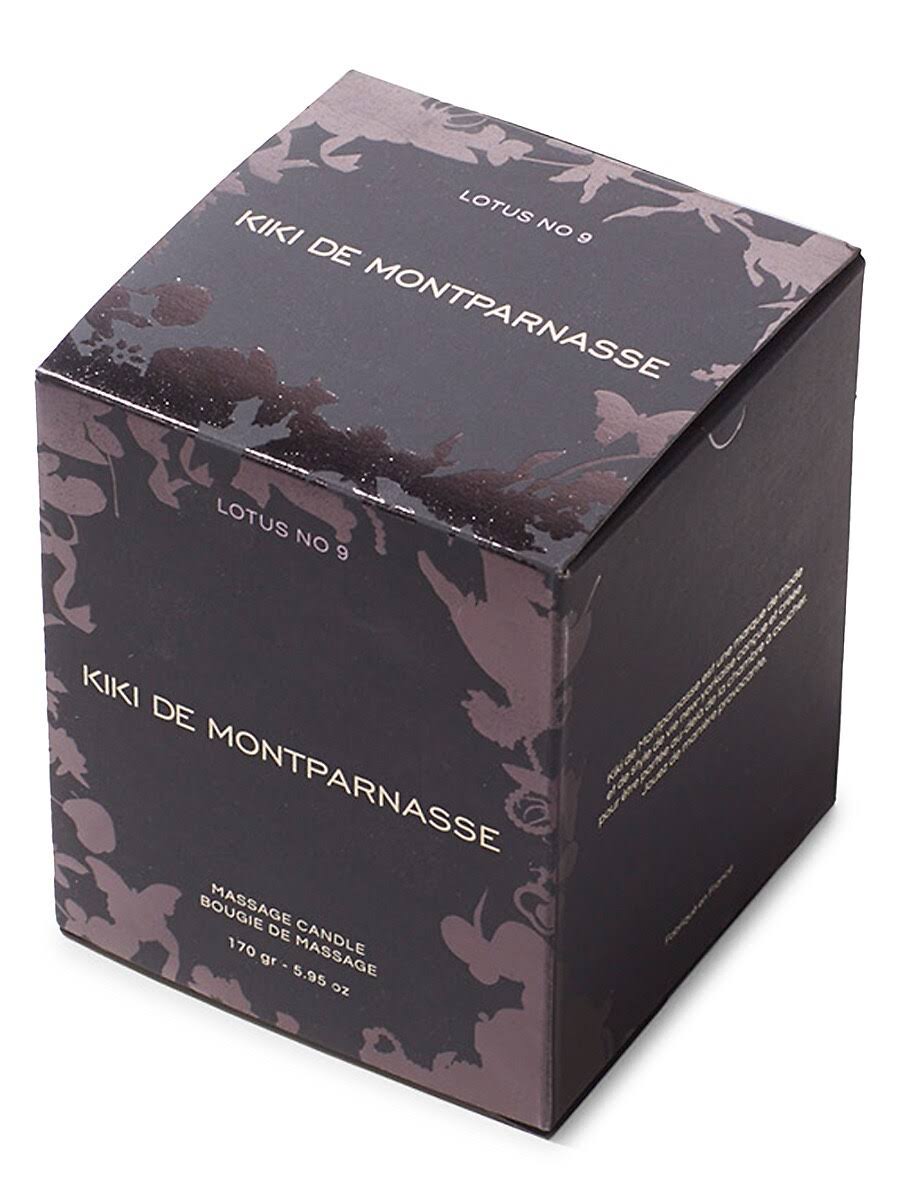 Large Lotus Massage Oil Candle F8143