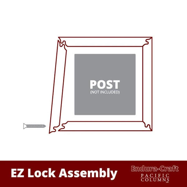 Craftsman Classic Square Non-Tapered Raised Panel Column with Standard Capital and Base G320527