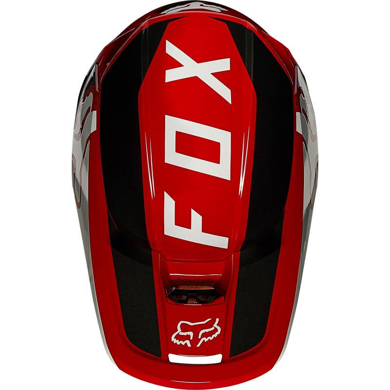 Fox Racing Youth V1 Revn Helmet Large / Flame Red W1225