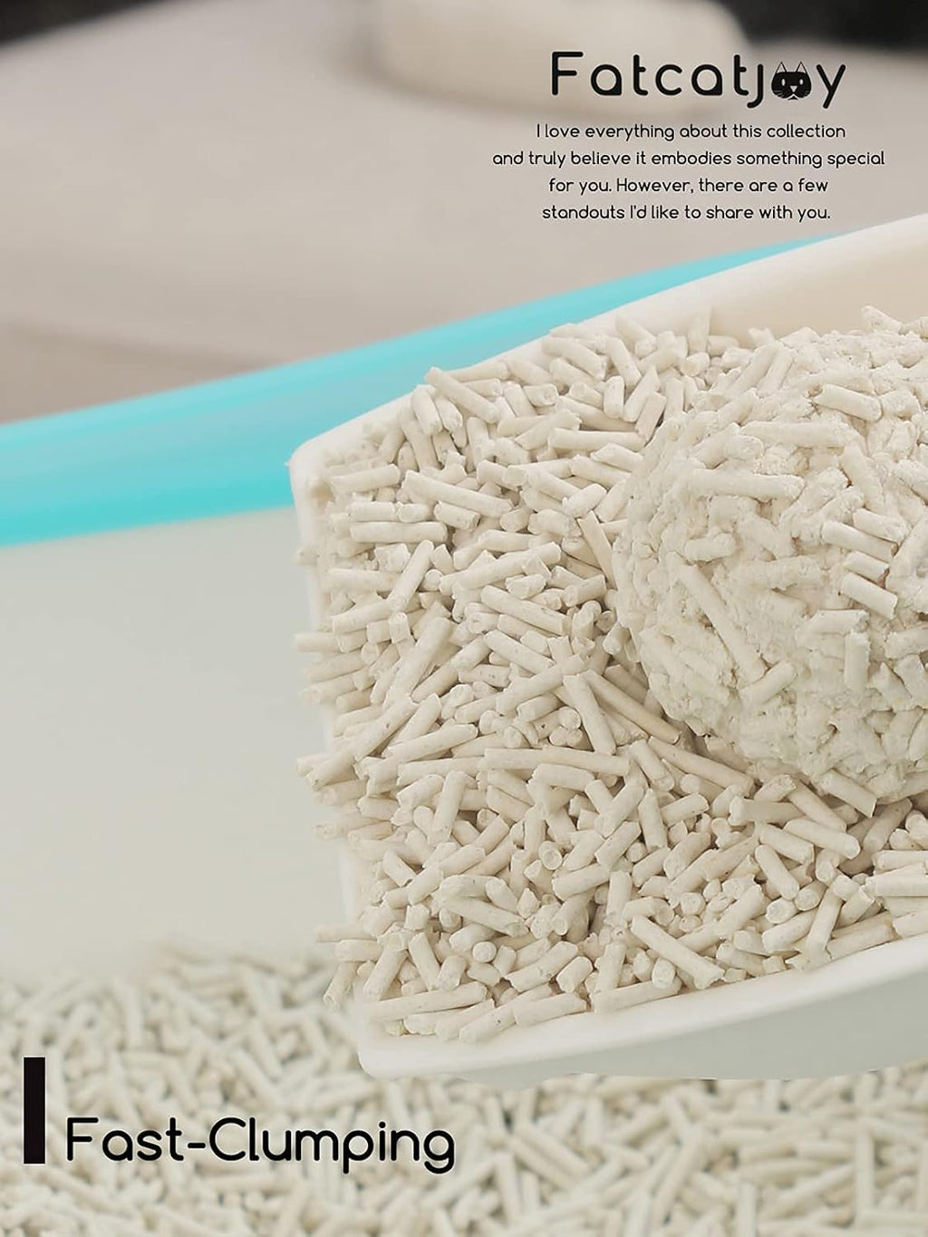 Flushable Clumping Natural Unscented Cat Litter (5.5lb x 3Pack) T55195