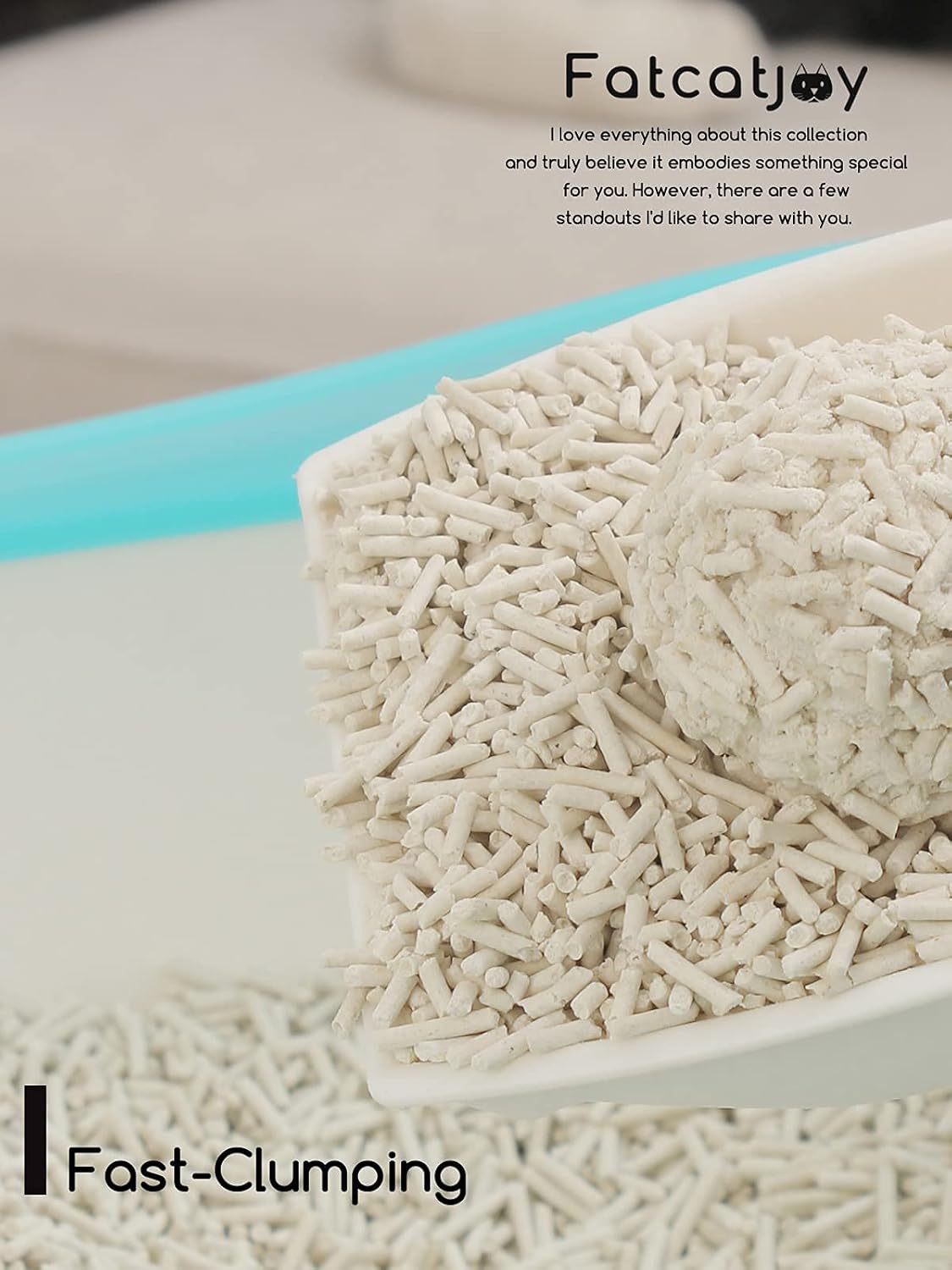 Flushable Clumping Natural Unscented Cat Litter (5.5lb x 3Pack) T55195