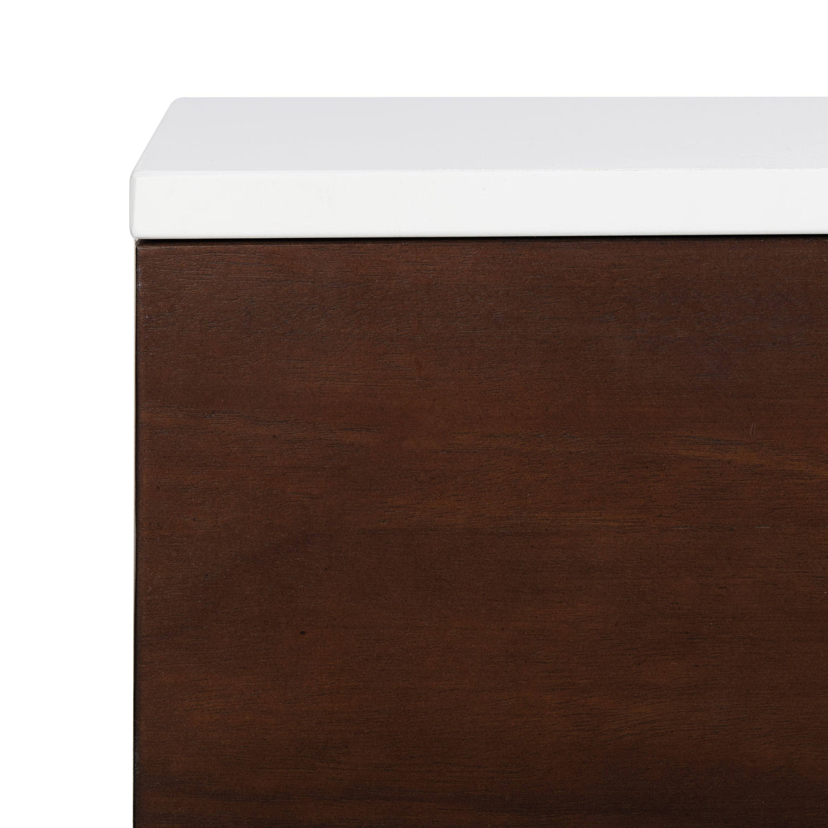 Cream White Washed Media Stand P8634