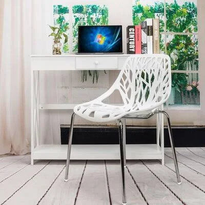 White Side Chair V5306