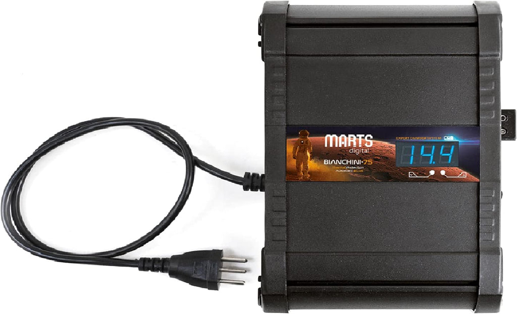 75 Amp Dual Protection Automatic Power Supply with Digital Voltmeter A223836