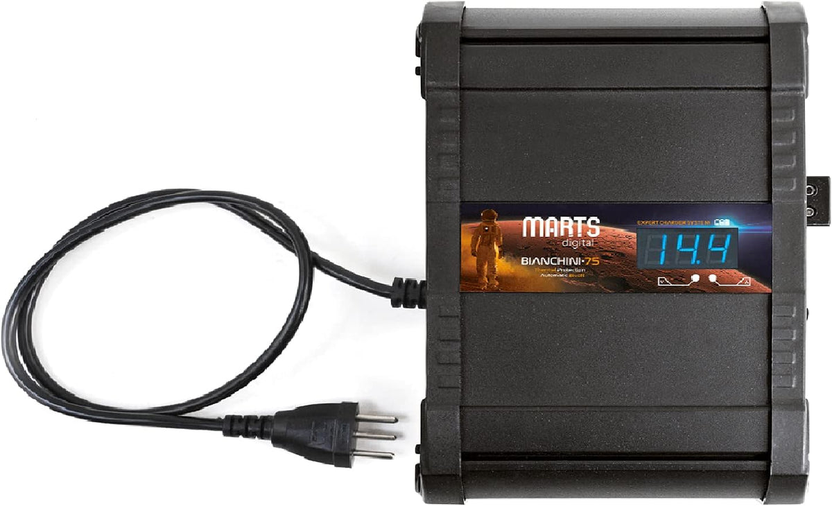 75 Amp Dual Protection Automatic Power Supply with Digital Voltmeter A223836