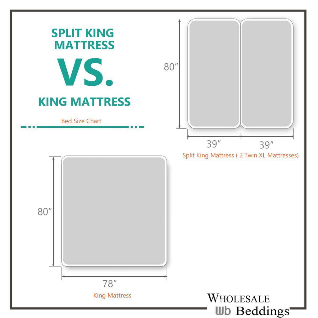 Split King Adjustable Bed Sheets Bamboo Hybrid White A430