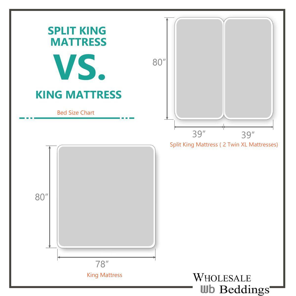 Split King Adjustable Bed Sheets Bamboo Hybrid White A430
