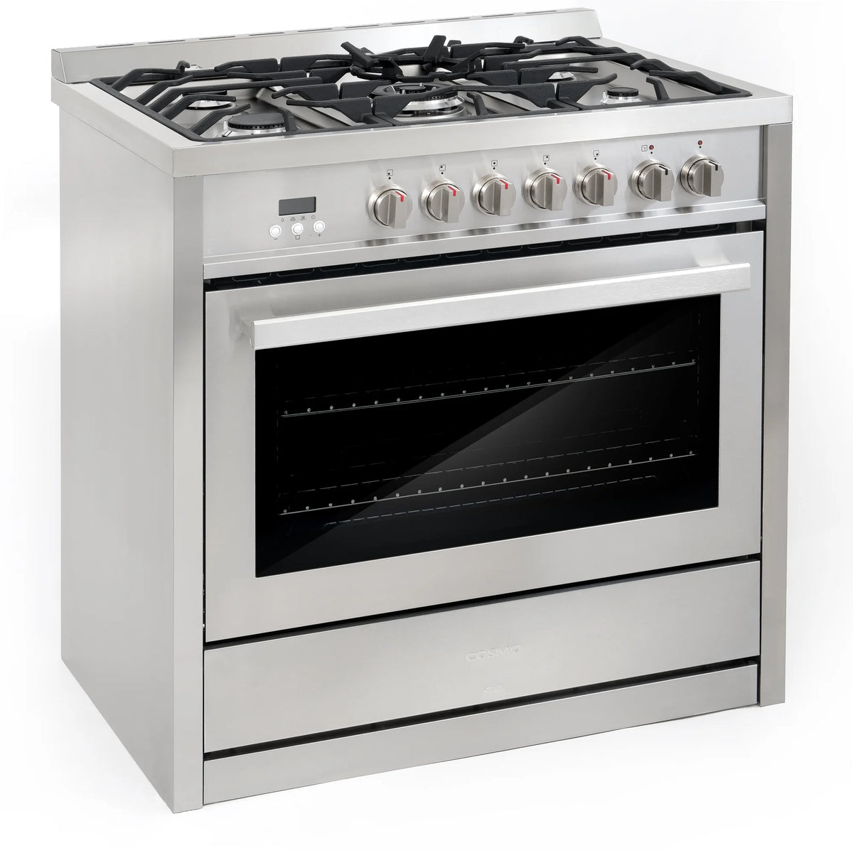 5 Piece Kitchen Appliance Package with Dual Fuel Range, Island Range Hood, Built-in Dishwasher, French Door Refrigerator & 48 Bottle Wine Refrigerator C3599