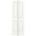 White Molded Composite MDF Closet Bi-Fold Door W54078