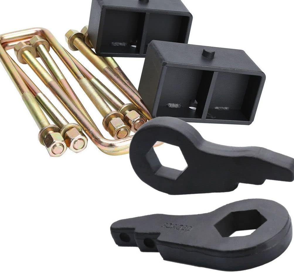 3" Front 3" Rear Full Lift Suspension Leveling Kit for 1988-1999 K1500 4WD 6-Lug F56371