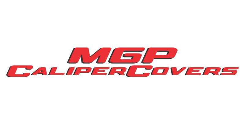 4 Caliper Covers Yellow Finish Black K7946