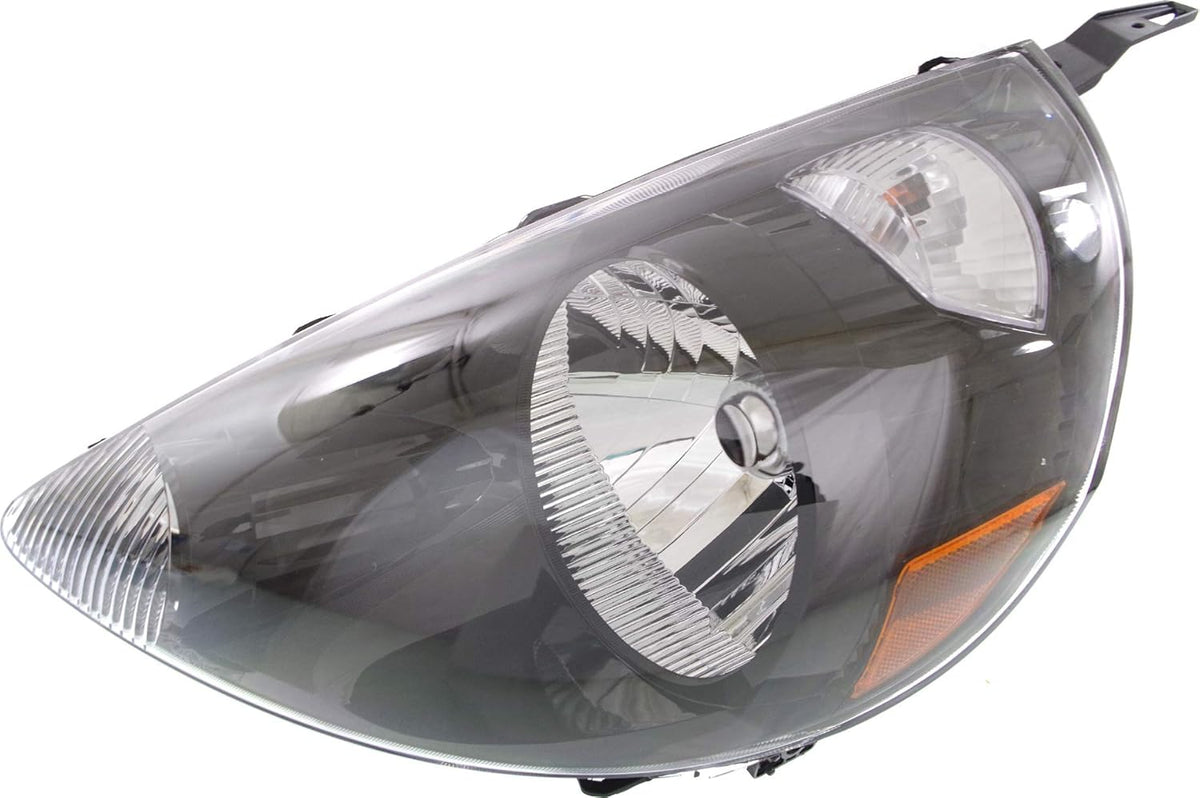 Halogen Headlight Assembly Black Interior U177