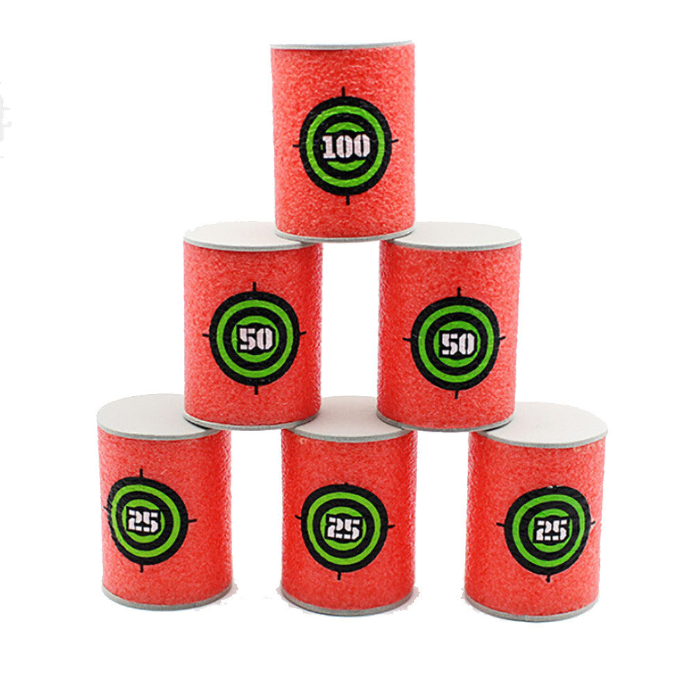 18x EVA Soft Bullet Target Dart Toy A5467