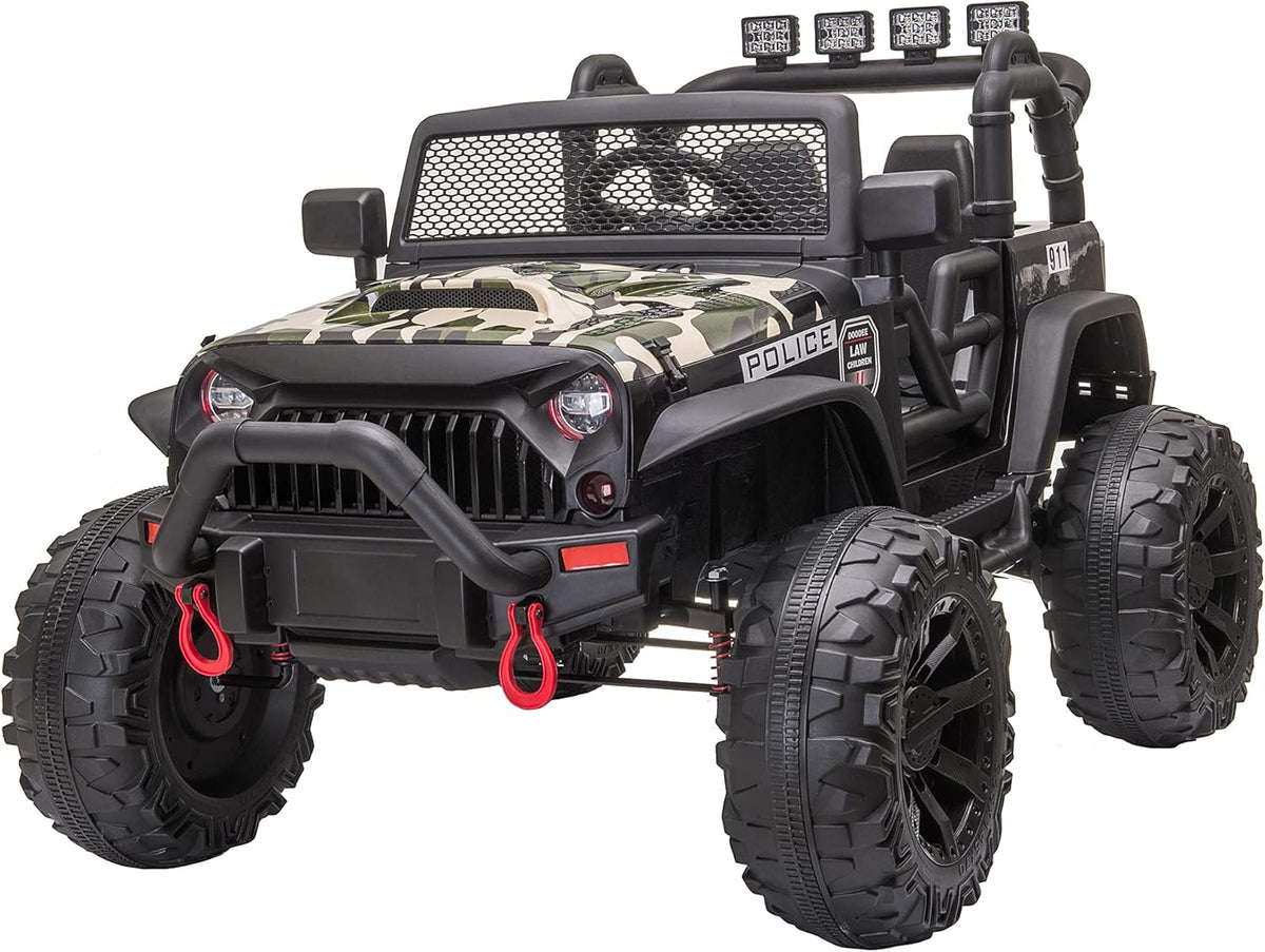 Camo Battery-Powered Electric Ride On Car E4267