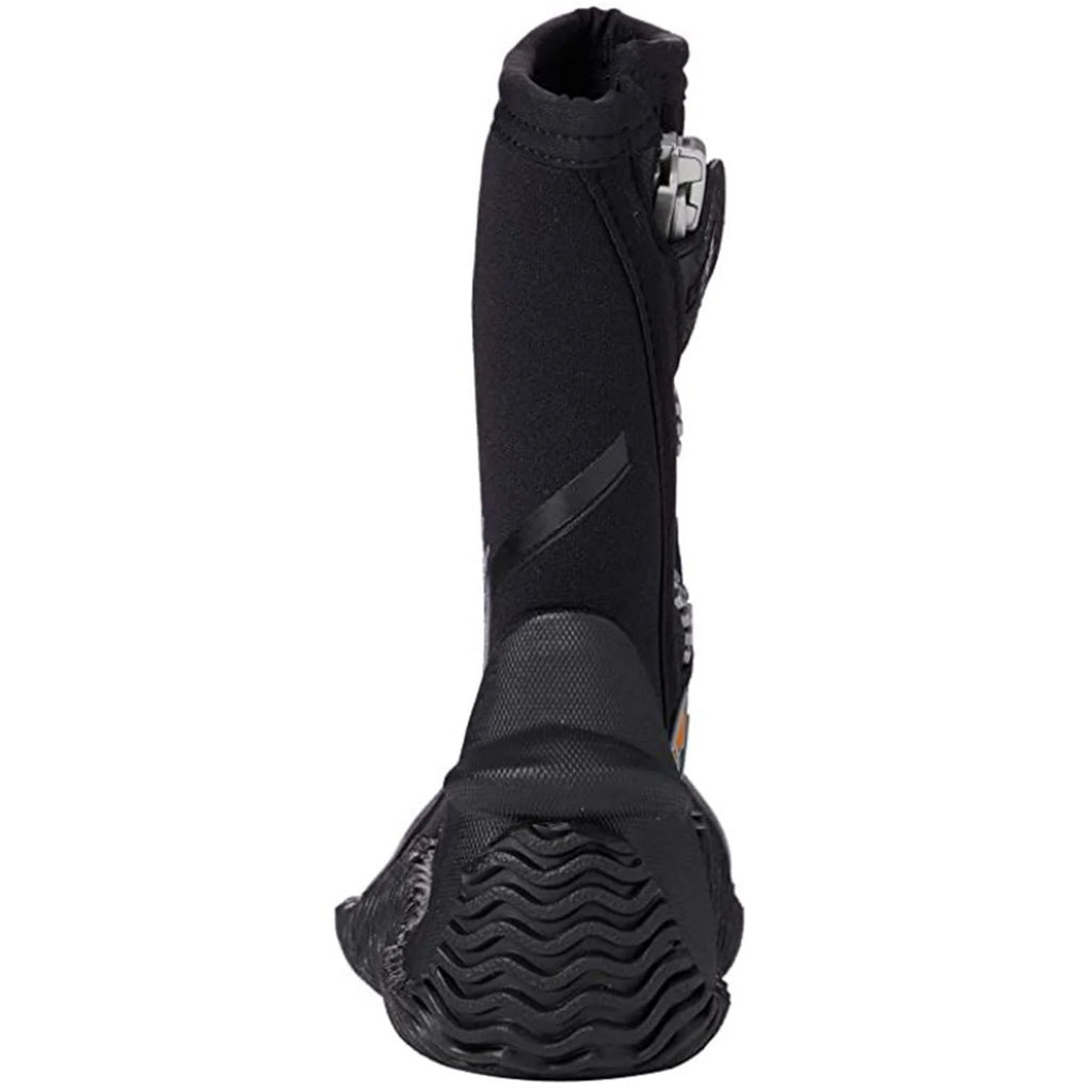 Black Neoprene Scuba Boot Shoes with Side Zipper, Size 11 S85859