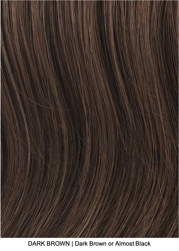 Dark Brown Synthetic Wig D10891