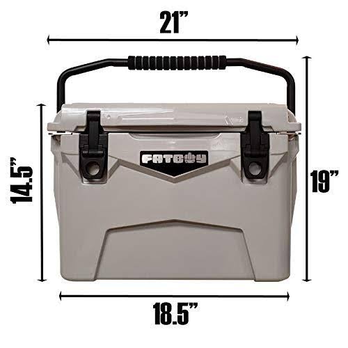 Sand 20 Quart Roto Molded Hard Sided Cooler G473