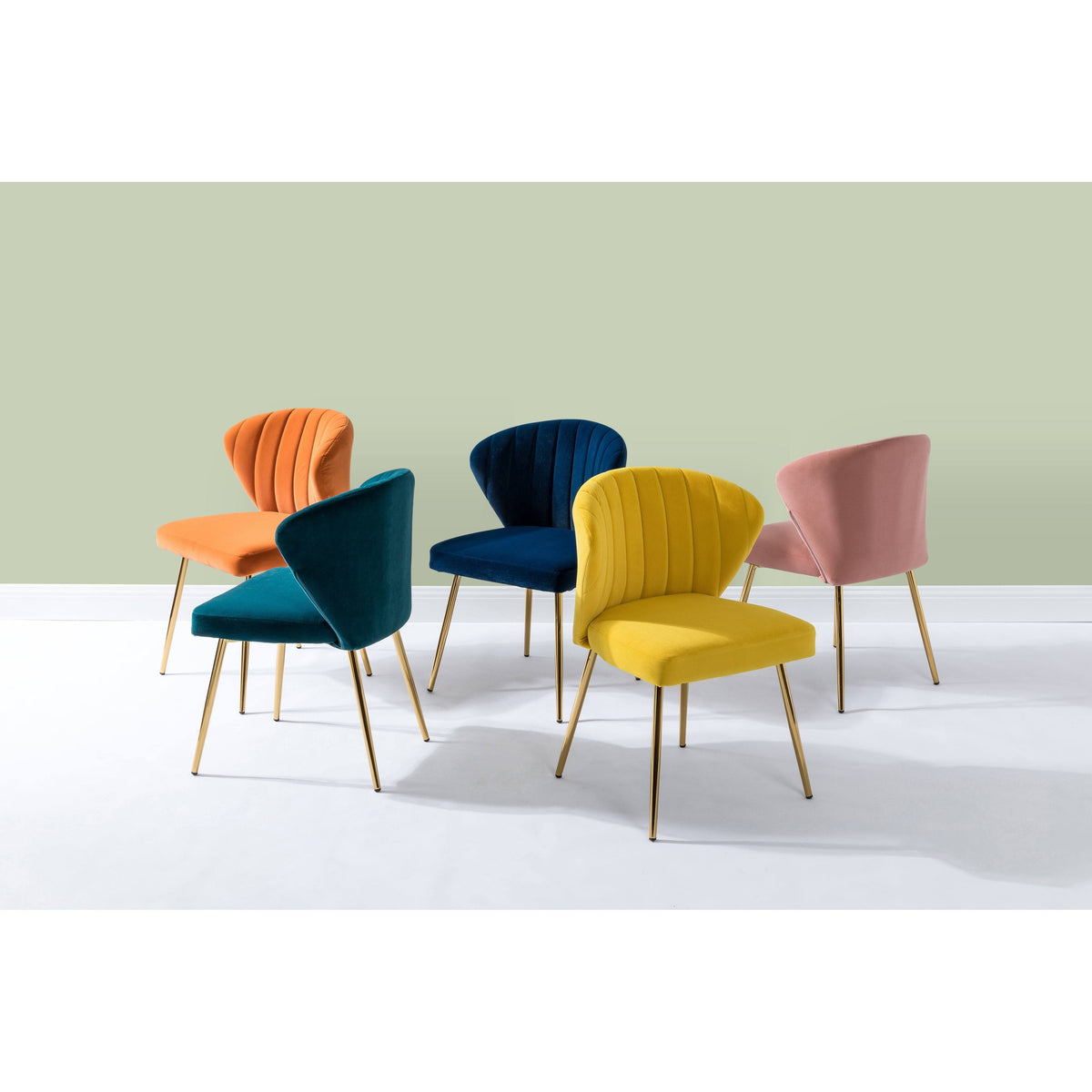 Red Set of 2 Dining Chair G9827