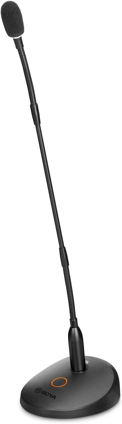 Desktop Gooseneck Condenser Microphone 18" with Mute Button LED Indicator XLR Mic C62939