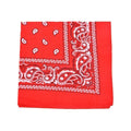 Red Paisley 100% Polyester Bandanas 50 Pack A404164