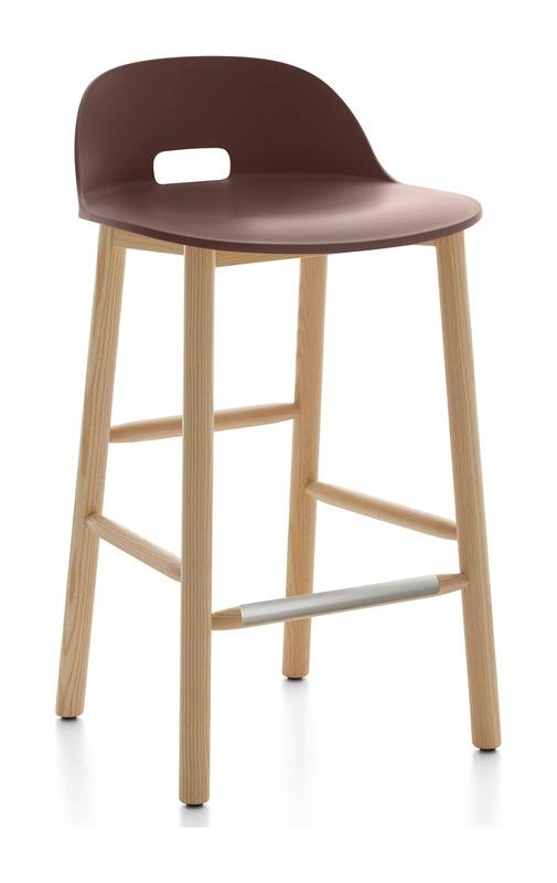 Green Low Back Counter Stool I39725