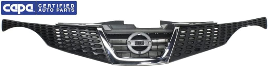 Painted Black Grille Assembly with Chrome Molding Plastic Z8823
