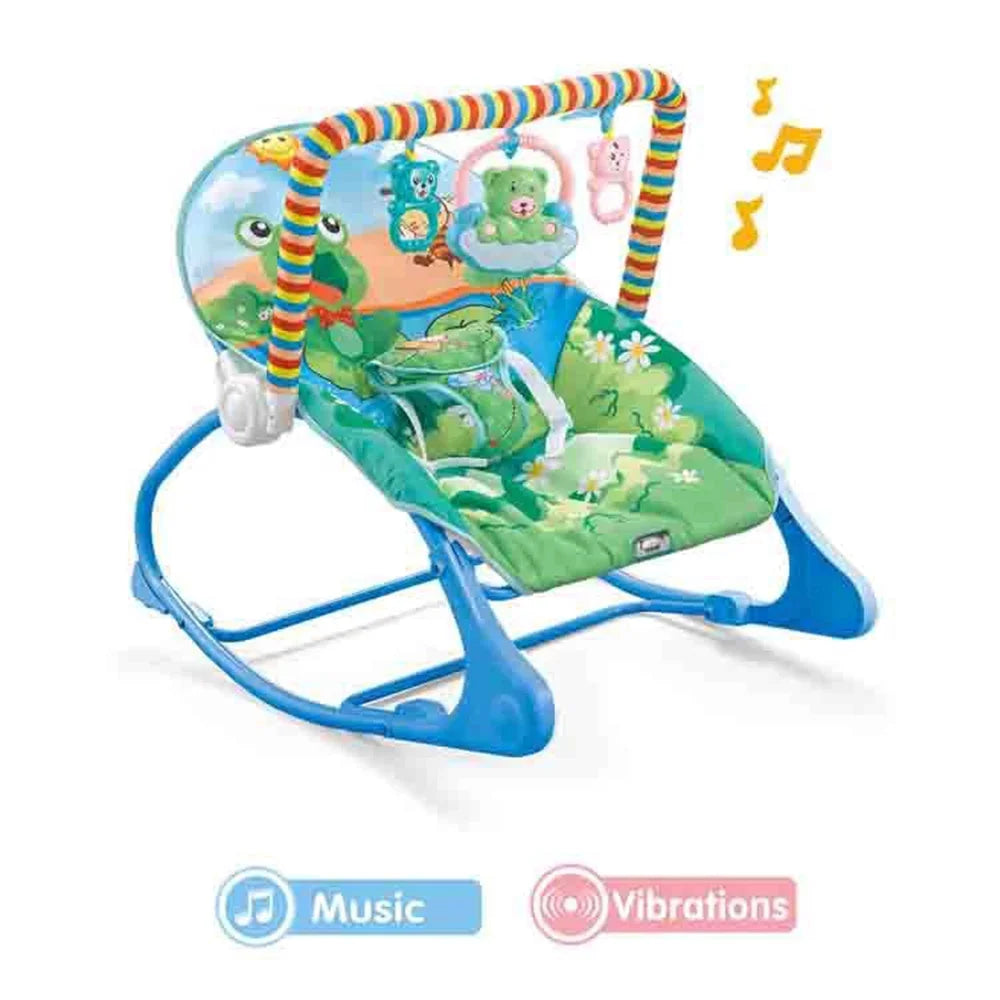 Portable Baby Bouncer Infant Seat Rocking Chair with Hanging Toys Bed Net P438322