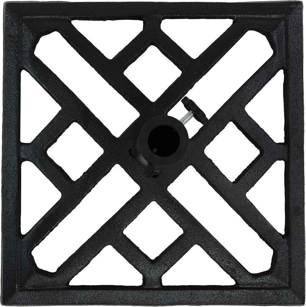 Cast Iron Heavy Duty 17-Inch Square Umbrella Base Stand N12415