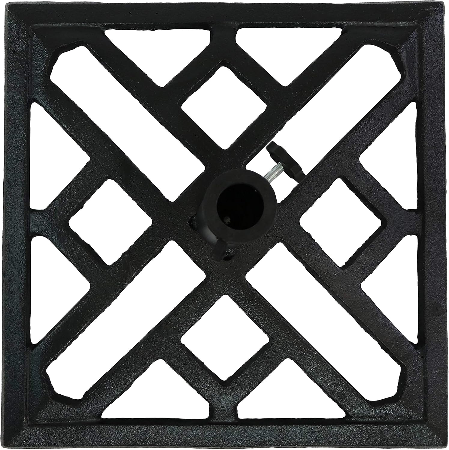 Cast Iron Heavy Duty 17-Inch Square Umbrella Base Stand N12415