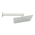 10x22 Rainfall Shower Head with Wall Mount Shower Arm 2.5 GPM Brushed Nickel I43059