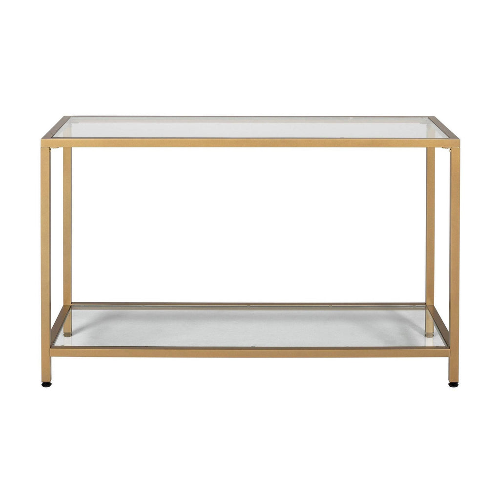 Gold Glass Console Table N24807