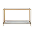 Gold Glass Console Table N24807