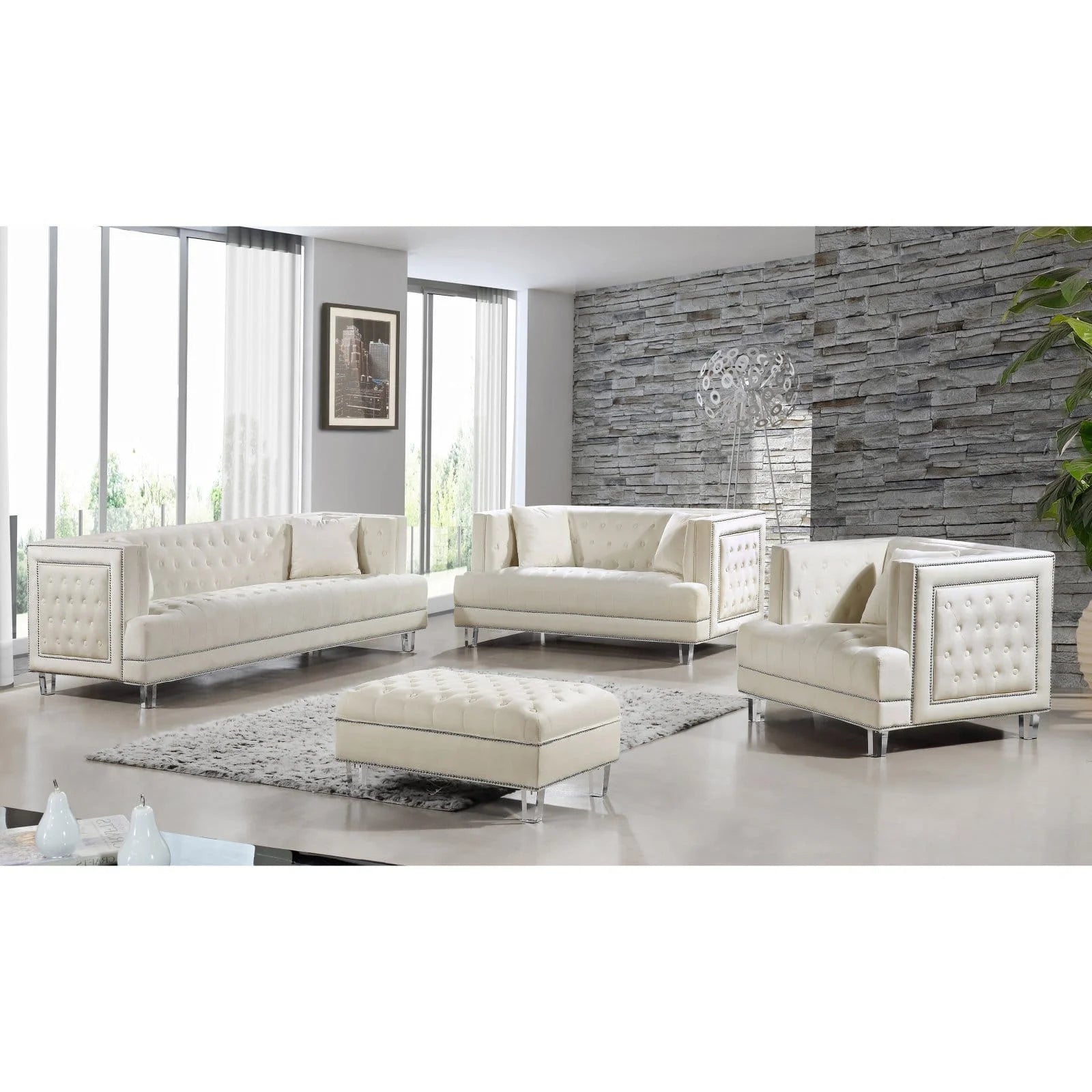Velvet Sofa G53970