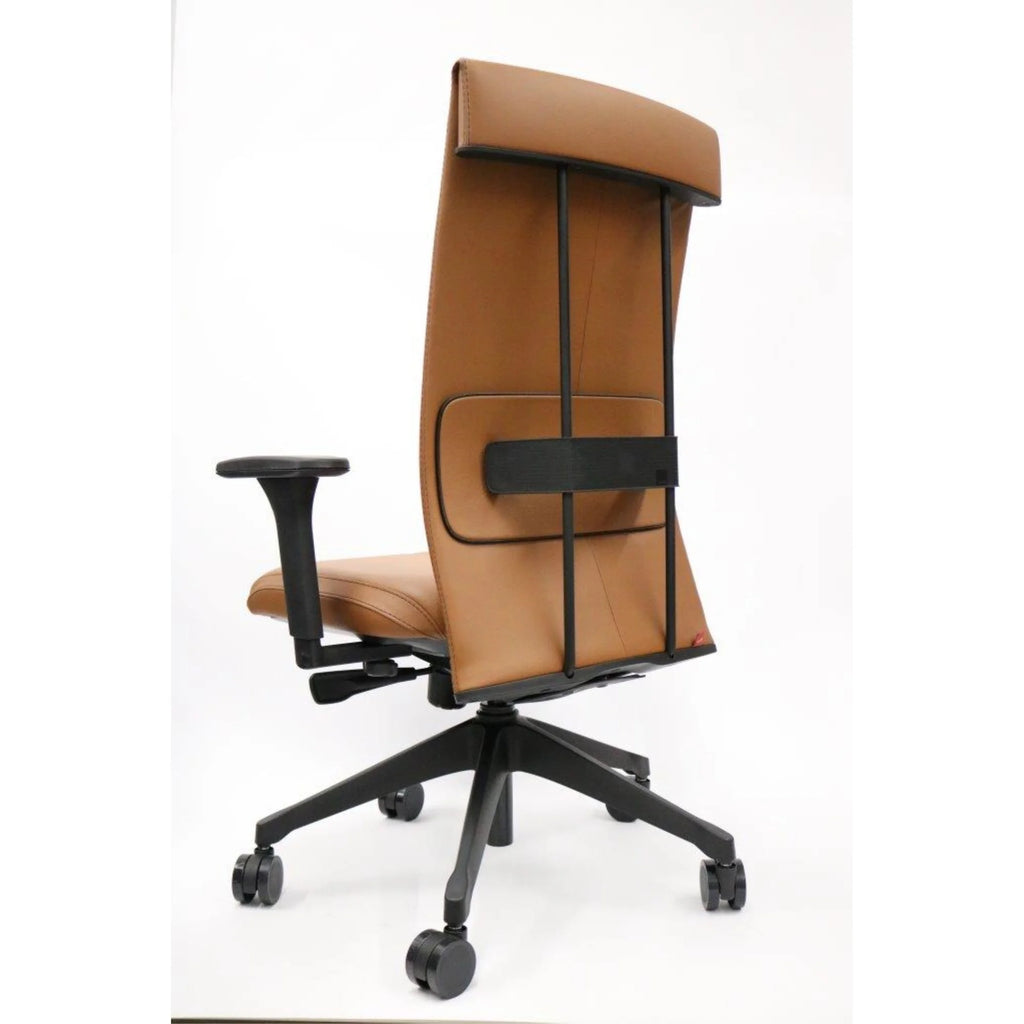 Camel Leather Office Chair L659