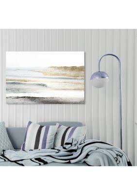 Gold Beach Landscape Coastal Canvas S8625