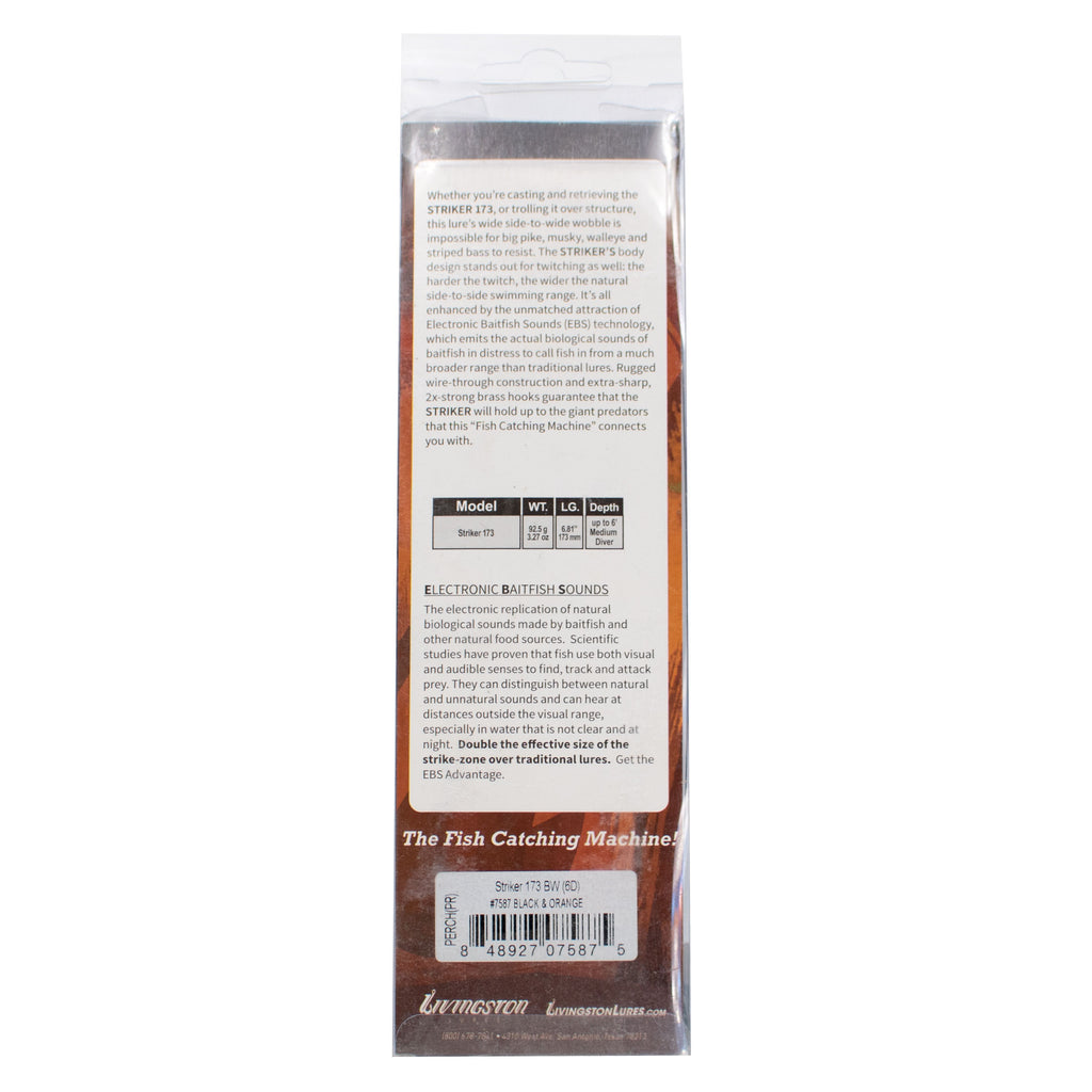 Striker 173-Black & Orange E486221
