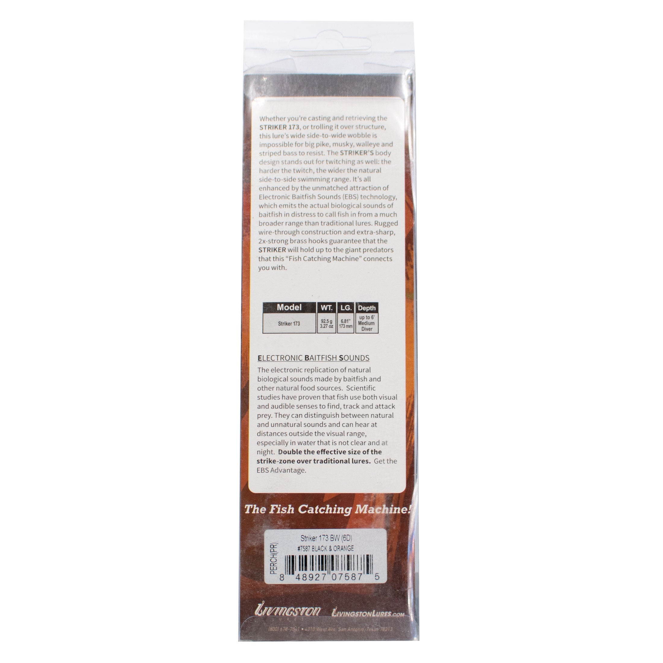 Striker 173-Black & Orange E486221