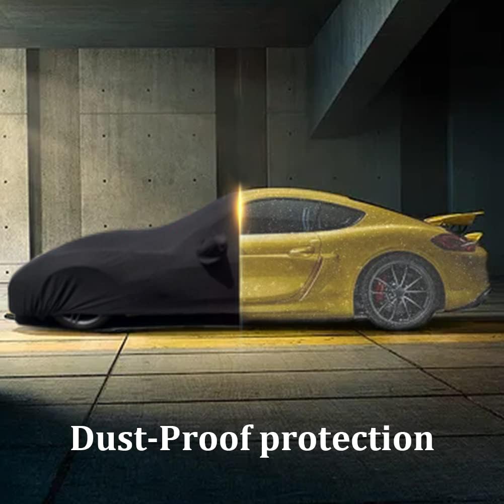 Black Velvet Stretch Indoor Car Cover F57195