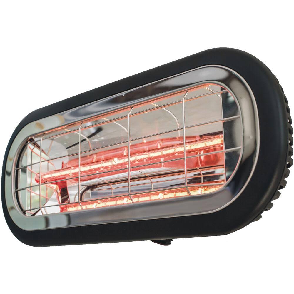Black Halogen Infrared Electric Patio Heater S779