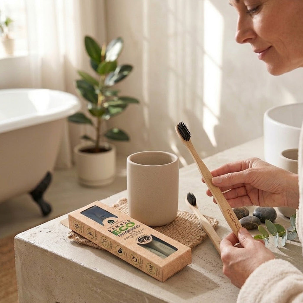 100% Natural Bamboo Toothbrush