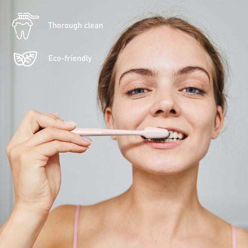 100% Eco-friendly Cedarwood Toothbrushes (6 Pack)