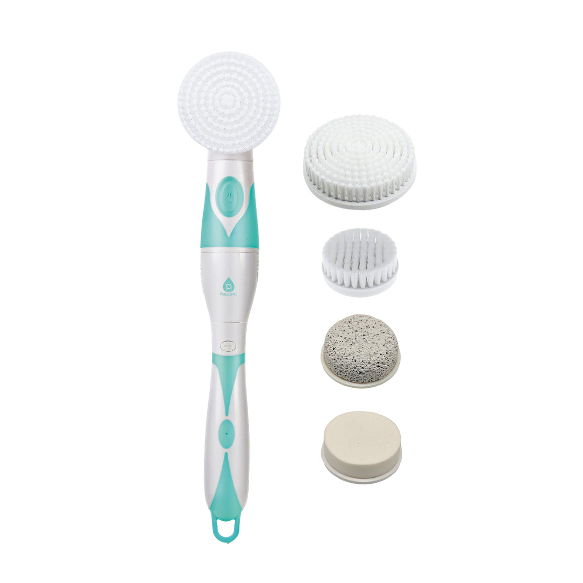 Advanced Facial & Body Cleansing Brush With Extended Handle